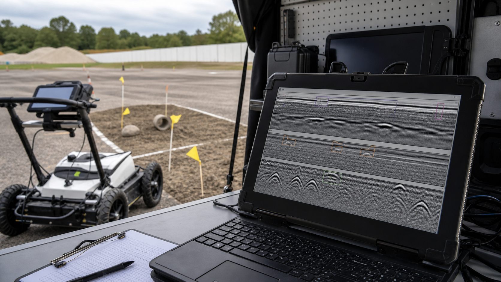 IA en georadar para detectar objetos subterr&aacute;neos en radargramas GPR